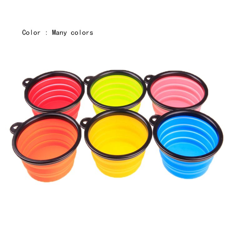 Silicone Bowl Retractable bowl Pet bowl Dog bowl