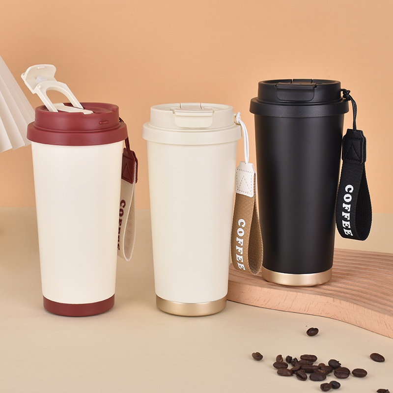 530ml Custom Double Wall Stainless Steel Vacuum Insulated Coffee Thermos Flask