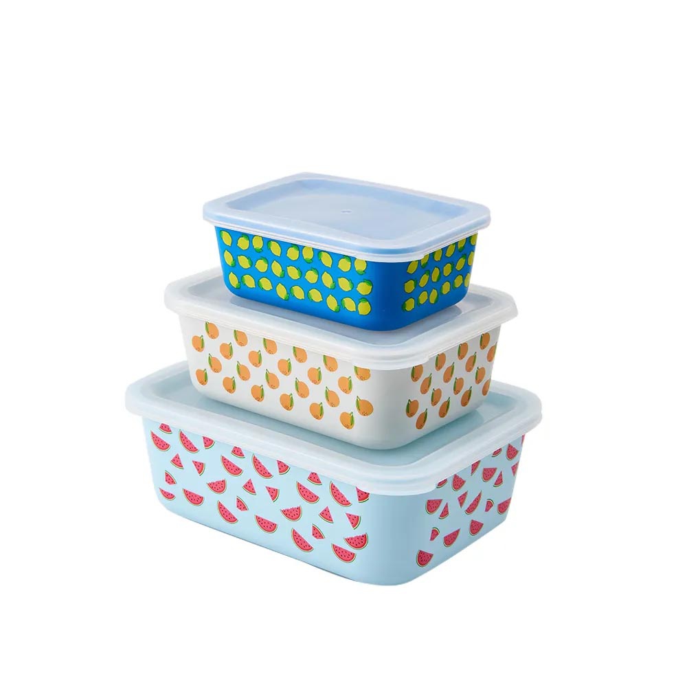 Customize Microweavable Food Storage Container rPET Plastic Lunch Box